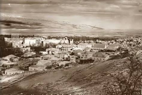 مدينة بعلبك في العشرينات 